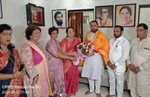 नवनिर्वाचित केंद्रीय मंत्री प्रतापराव जाधव यांनी घेतली डॉक्टर नीलम गोऱ्हे यांची सदिच्छा भेट