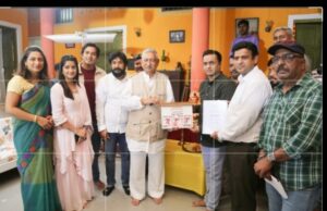 खा छत्रपती शाहू महाराजांच्या हस्ते ‘अष्टपदी’ चा मुहूर्त… चित्रपटाच्या चित्रीकरणाला कोल्हापूरात सुरूवात…