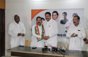 भाजपाचे माजी खासदार शिशुपाल पटले यांचा काँग्रेस पक्षात प्रवेश