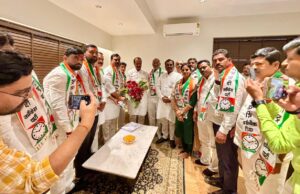 उबाठा गटाचे मुखेडचे माजी आमदार अविनाश घाटे यांनी राष्ट्रवादीत केला जाहीर प्रवेश ;नांदेडमध्ये उबाठाला मोठे खिंडार