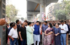 *मालाड मीठ चौकी जोडमार्गावरील उड्डाणपूलाची दुसरी मार्गिका खुली* *केंद्रीय वाणिज्य व उद्योग मंत्री पीयूष गोयल यांच्या प्रमुख उपस्थितीत मार्गिकेचे अनौपचारिक लोकार्पण*