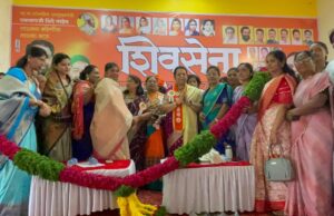 धाराशिव येथे शिवसेना महिला आघाडीतर्फे दुर्गाशक्ती महिला सन्मान मेळावा, उपसभापती डॉ. नीलम गोऱ्हे यांचे हस्ते लाडक्या बहिणींचा सन्मान*