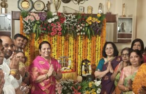 रामनवमी निमित्त डॉ. नीलम गोर्हे यांच्या निवासस्थानी विशेष पूजा आणि श्री राम आरती संपन्न*