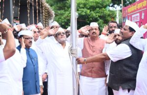 *राष्ट्रवादी काँग्रेसकडून ७९ वा स्वातंत्र्य दिन साजरा…*