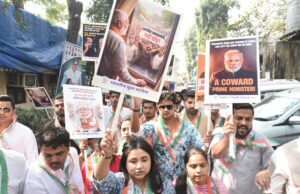 *केंद्रातील मोदी सरकारविरोधात मुंबई युवक काँग्रेसचे आंदोलन!*
