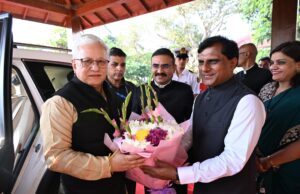 *राज्यपाल जिष्णु देव वर्मा यांचे मुंबई येथे आगमन*