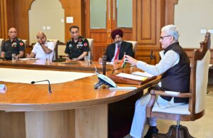 *भारतासह सहा मित्र देशांमधील सैन्य दलाच्या वरीष्ठ अधिकाऱ्यांनी घेतली राज्यपालांची भेट*