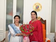 *कोल्हापूरच्या महापौर रुपाराणी निकम यांनी मुंबईच्या महापौर रितू तावडे यांची सदिच्छा भेट घेतली*