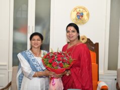 *कोल्हापूरच्या महापौर रुपाराणी निकम यांनी मुंबईच्या महापौर रितू तावडे यांची सदिच्छा भेट घेतली*