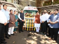 *आदिवासीबहुल विभागासाठी ६ रुग्णवाहिकांचे* *मुख्यमंत्री देवेंद्र फडणवीस यांच्या हस्ते लोकार्पण*