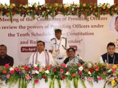 भारतीय राज्यघटनेतील १० व्या परिशिष्टाचे पुनर्विलोकन करण्याच्या अनुषंगाने गठित समितीची दुसरी बैठक पुरी येथे