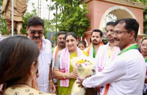 *आसाम(गुवाहाटी) मधील राष्ट्रवादी काँग्रेस पक्ष कार्यालयाला राष्ट्रीय अध्यक्षा आणि उपमुख्यमंत्री सुनेत्रा अजित पवार यांनी दिली भेट…*