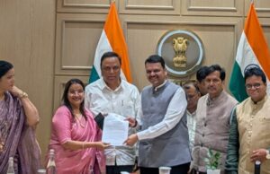 बेस्ट कर्मचाऱ्यांच्या निवृत्ती देयकांबाबत तातडीने निर्णयाची मागणी तृष्णा विश्वसराव यांचे मुख्यमंत्र्यांना निवेदन