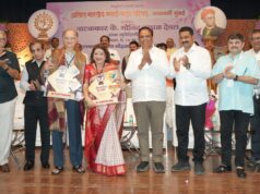 *नाट्य परिषदेच्या नाट्यकला अकादमीला तन-मन-धनाने शासन मदत करणार नाटककार गो. ब. देवल स्मृतिदिनानिमित्त पुरस्कार वितरण सोहळा आणि कलावंत मेळावा उत्साहात संपन्न.*
