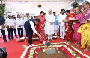 *अमित शहांच्या उपस्थितीत अंबाबाई मंदिर विकास प्रकल्पाचा शुभारंभ*