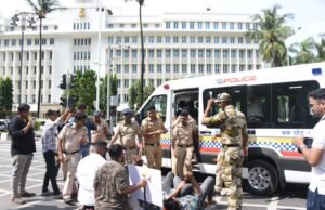 *TET पेपरफुटी विरोधात शिक्षणमंत्री दादा भुसे यांच्या बंगल्यासमोर युवक काँग्रेसचे जोरदार आंदोलन*