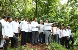 *स्मारकाच्या कामाचा आढावा आणि नियोजित आराखड्याची पाहणी*