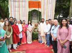 *लोकमान्य टिळक यांच्या पुण्यतिथीनिमित्त स्वराज्यभूमी येथे अभिवादन*