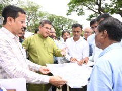 *दापचरी येथील प्रस्तावित आंतरराष्ट्रीय कृषी बाजार परिसराची पणन मंत्री जयकुमार रावल यांनी केली पाहणी*
