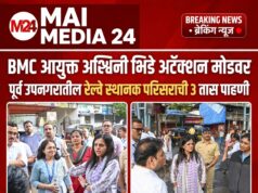 BMC आयुक्त अश्विनी भिडे अॅक्शन मोडवर_ _पूर्व उपनगरांतील रेल्वे स्थानक परिसराची ३ तास पाहणी