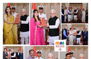 सण उत्सव *राज्यपालांकडून पर्यावरणपूरक गणेशमूर्तींचे वितरण*
