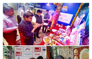 *माध्यमांच्या कार्यालयातील गणरायाचे मंत्री उदय सामंत यांनी घेतले दर्शन; बळीराजासह जनतेच्या सुख-समृद्धीसाठी प्रार्थना*